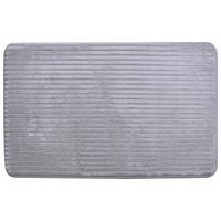 Badematte Pia - Silberfarben, MODERN, Textil (50/80cm) - Luca Bessoni