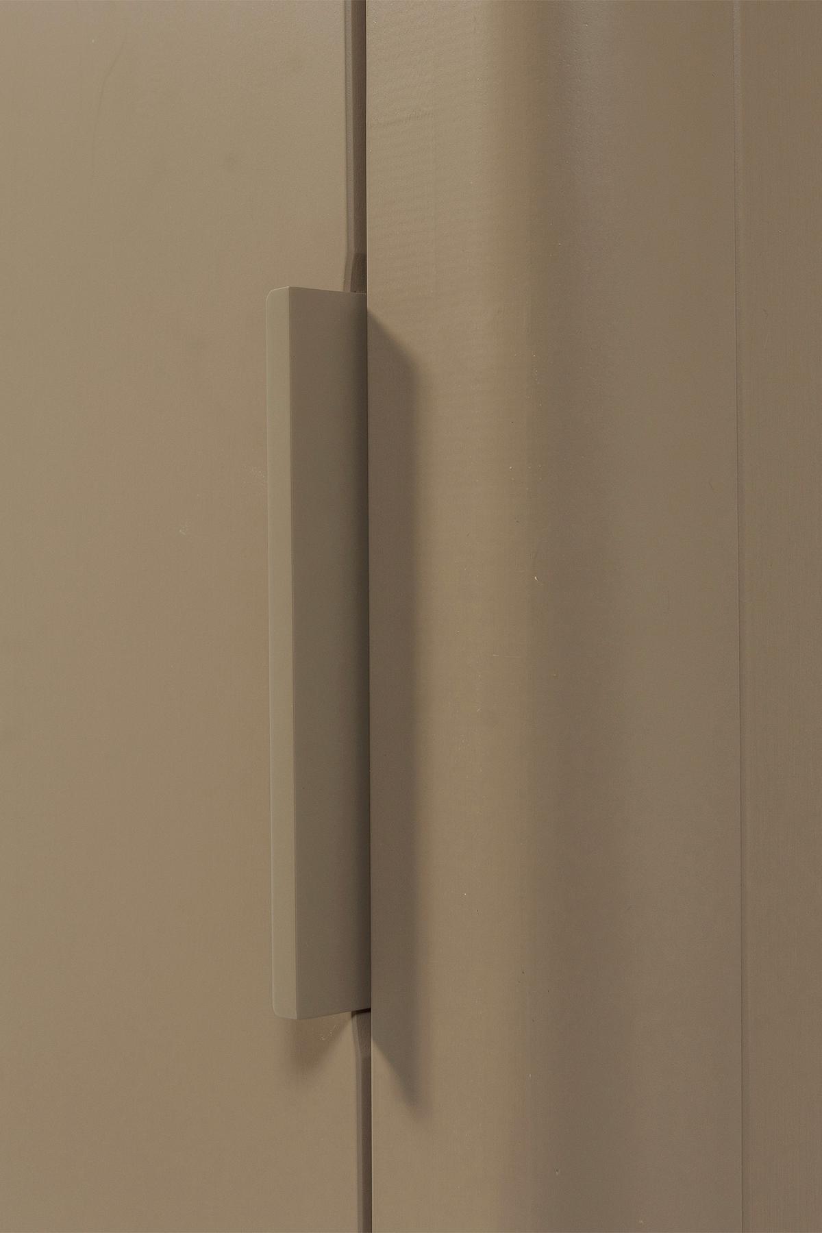 Mehrzweckschrank Gunnar Schlammfarben B: 45 cm - Schlammfarben, Design, Holz (45/217/39cm) - Livetastic