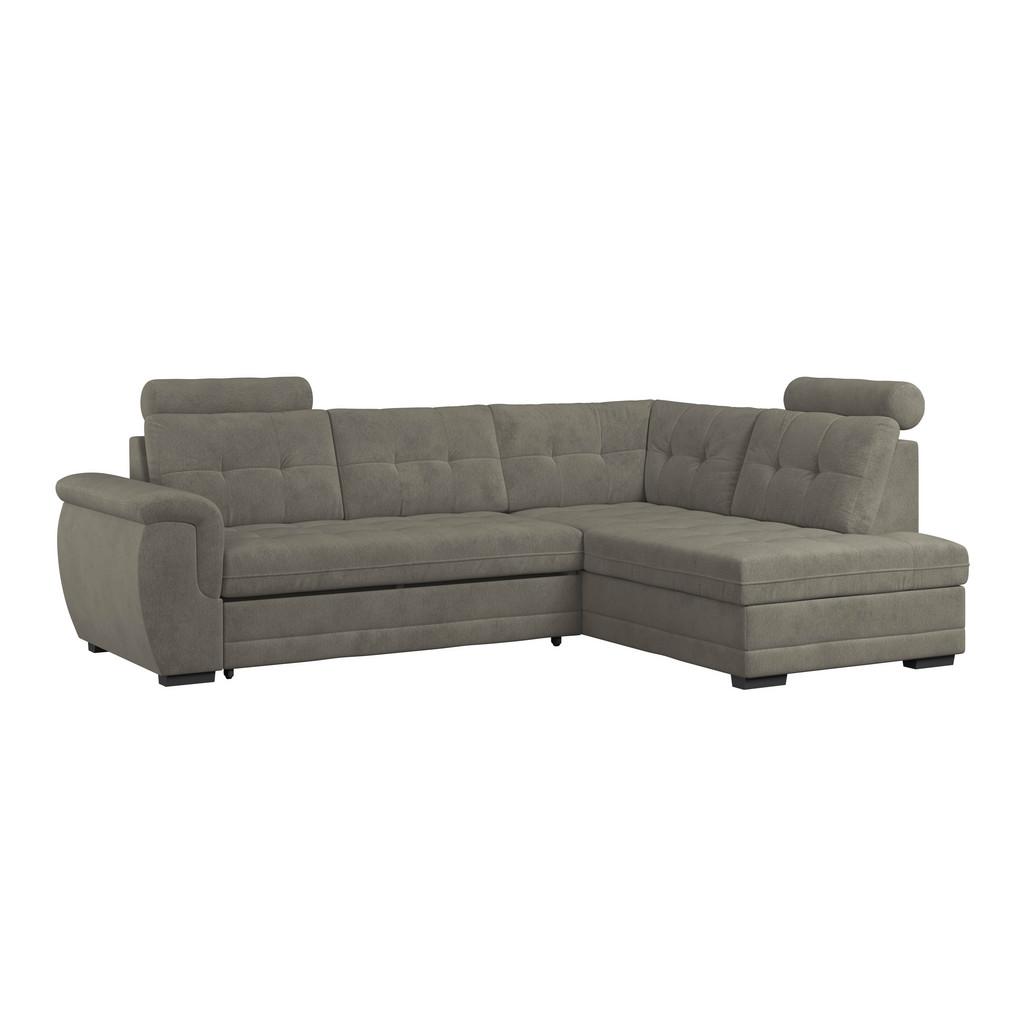 Ecksofa mit Schlaffunktion Falco new Braun 251x183 cm