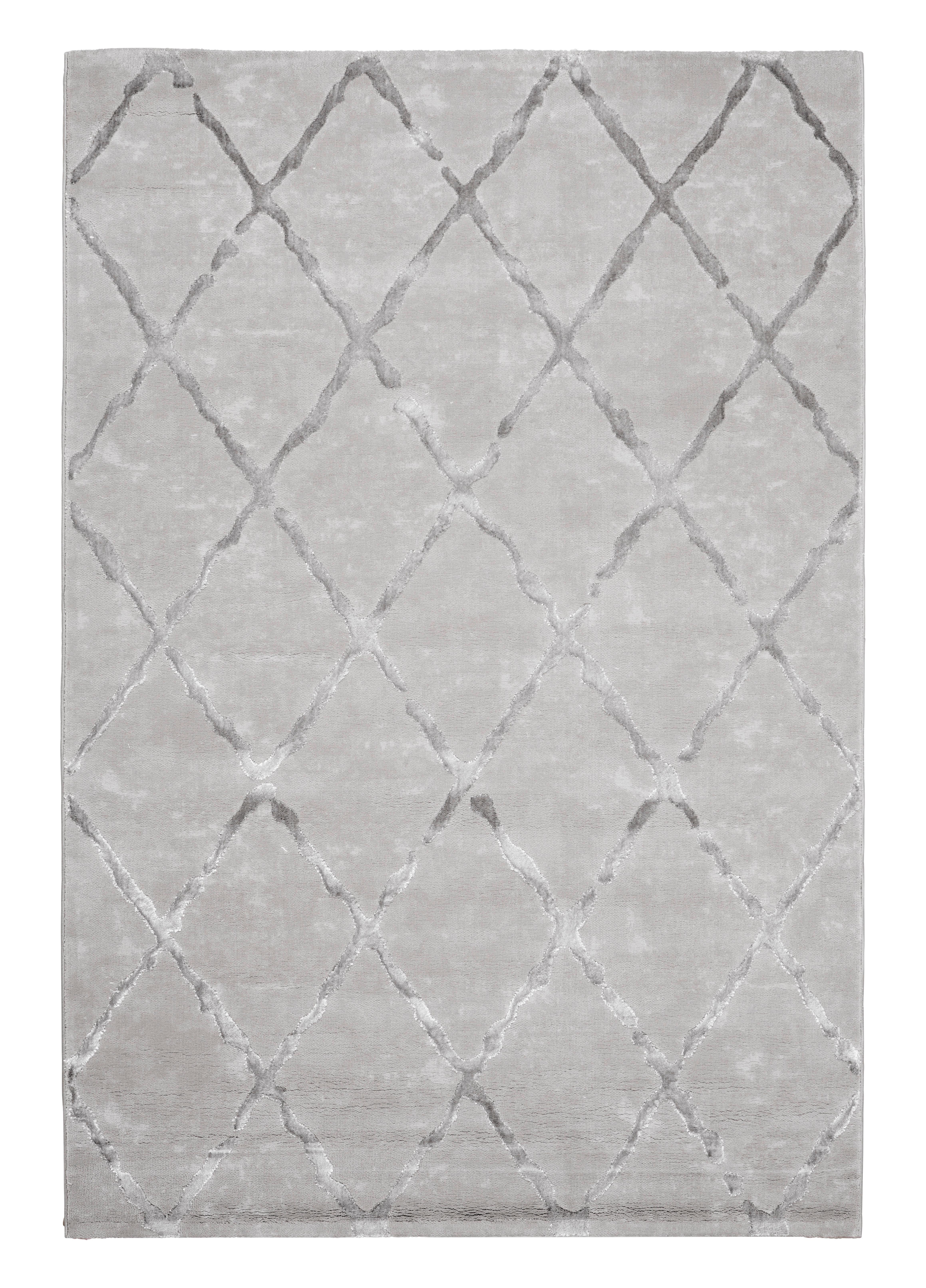 Webteppich Grau Bill 160x230 Cm