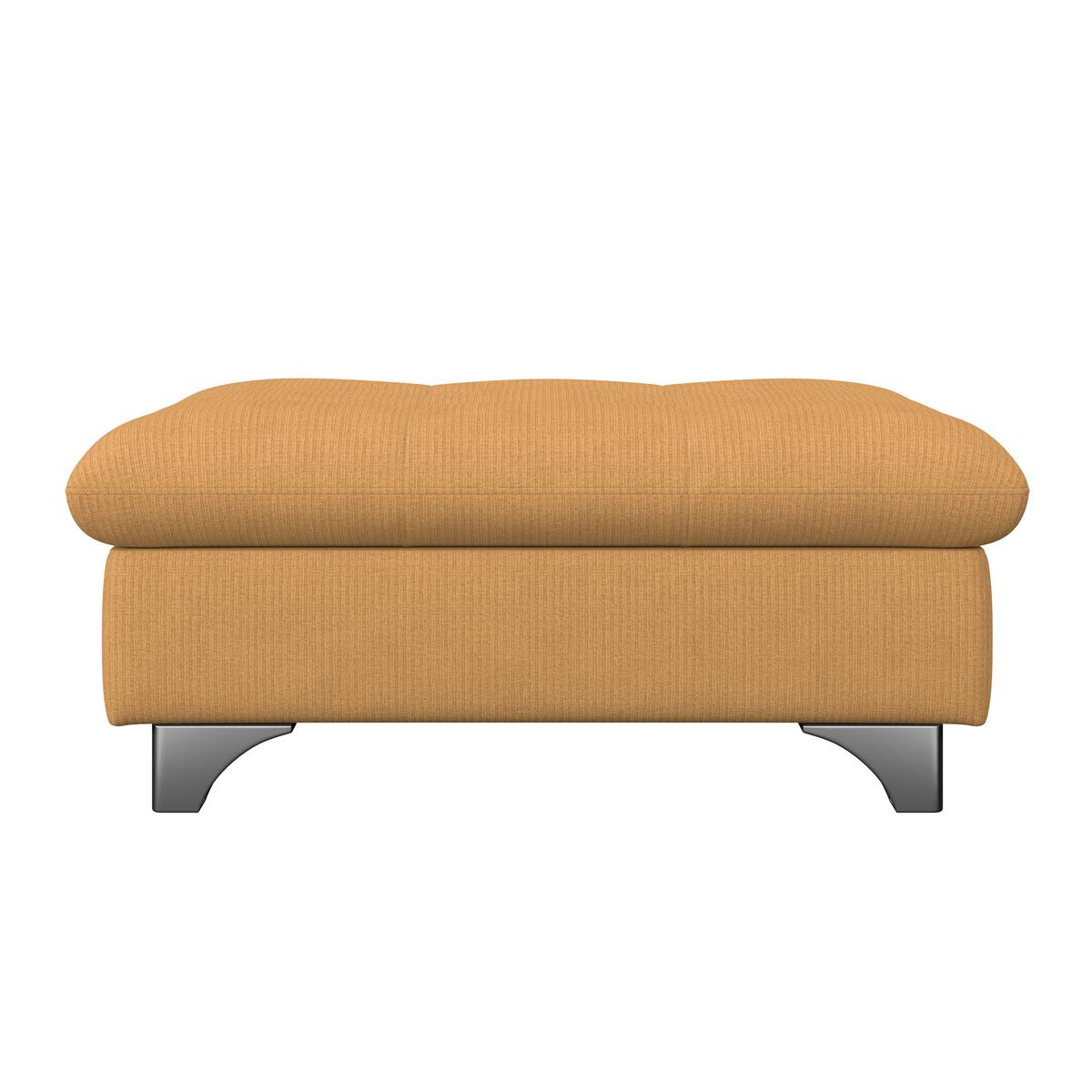 Hocke Gemini Goldfarben, B: 108cm - Chromfarben/Goldfarben, KONVENTIONELL, Textil (108/46/108cm)