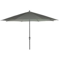 Sonnenschirm Ø 350 cm Anthrazit/Olivgrün - Anthrazit/Olivgrün, KONVENTIONELL, Textil/Metall (350/350cm) - Siena Garden