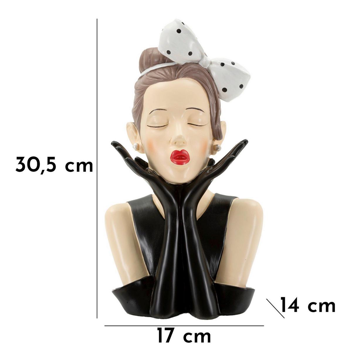 SKULPTUR Kunststoff, Multicolor - Basics, Kunststoff (17/30.5/14cm)