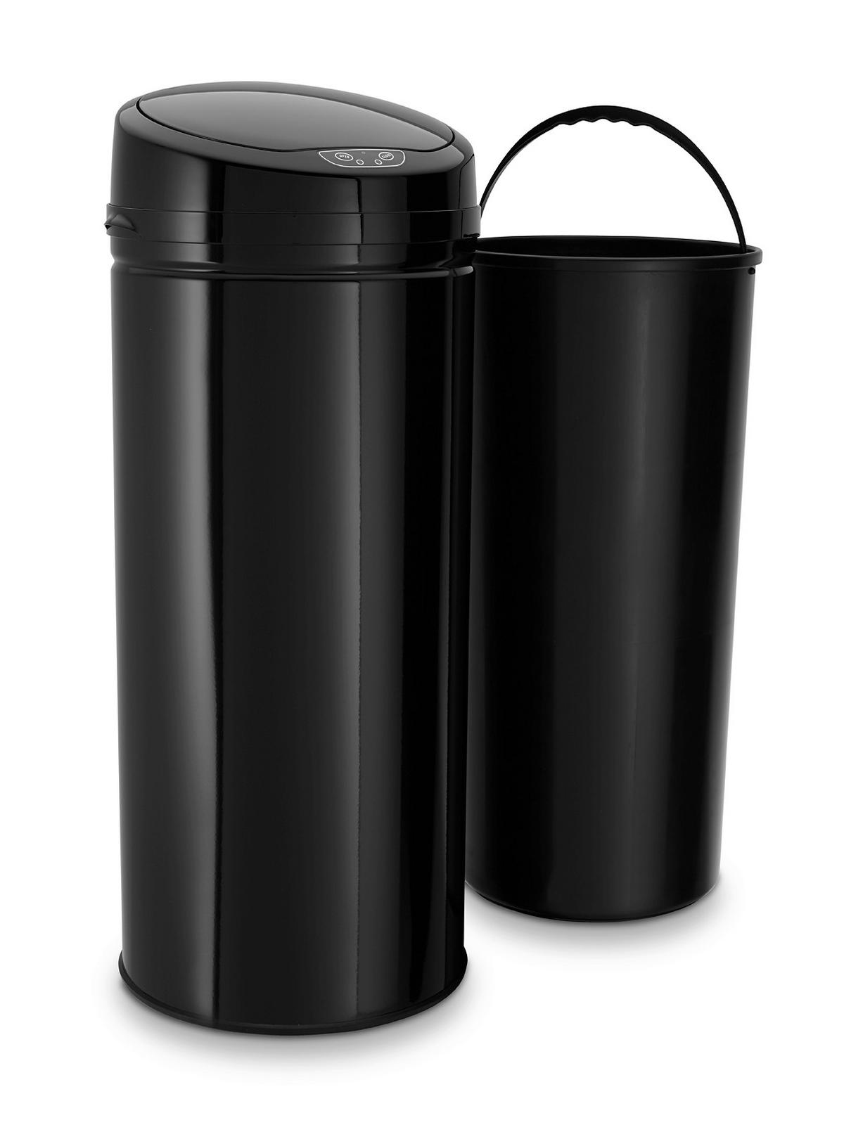 ODPADKOVÝ KÔŠ IR SENSOR - BLACK - 42L - čierna, Trend, kov/plast (31/31/79,5cm) - Echtwerk