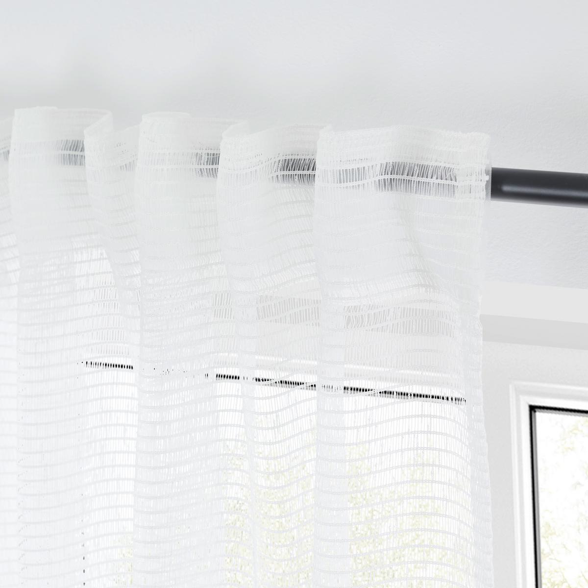 HOTOVÝ ZÁVĚS Luka, 135/245cm, bílá - bílá, Konvenční, textil (135/245cm) - Premium Living