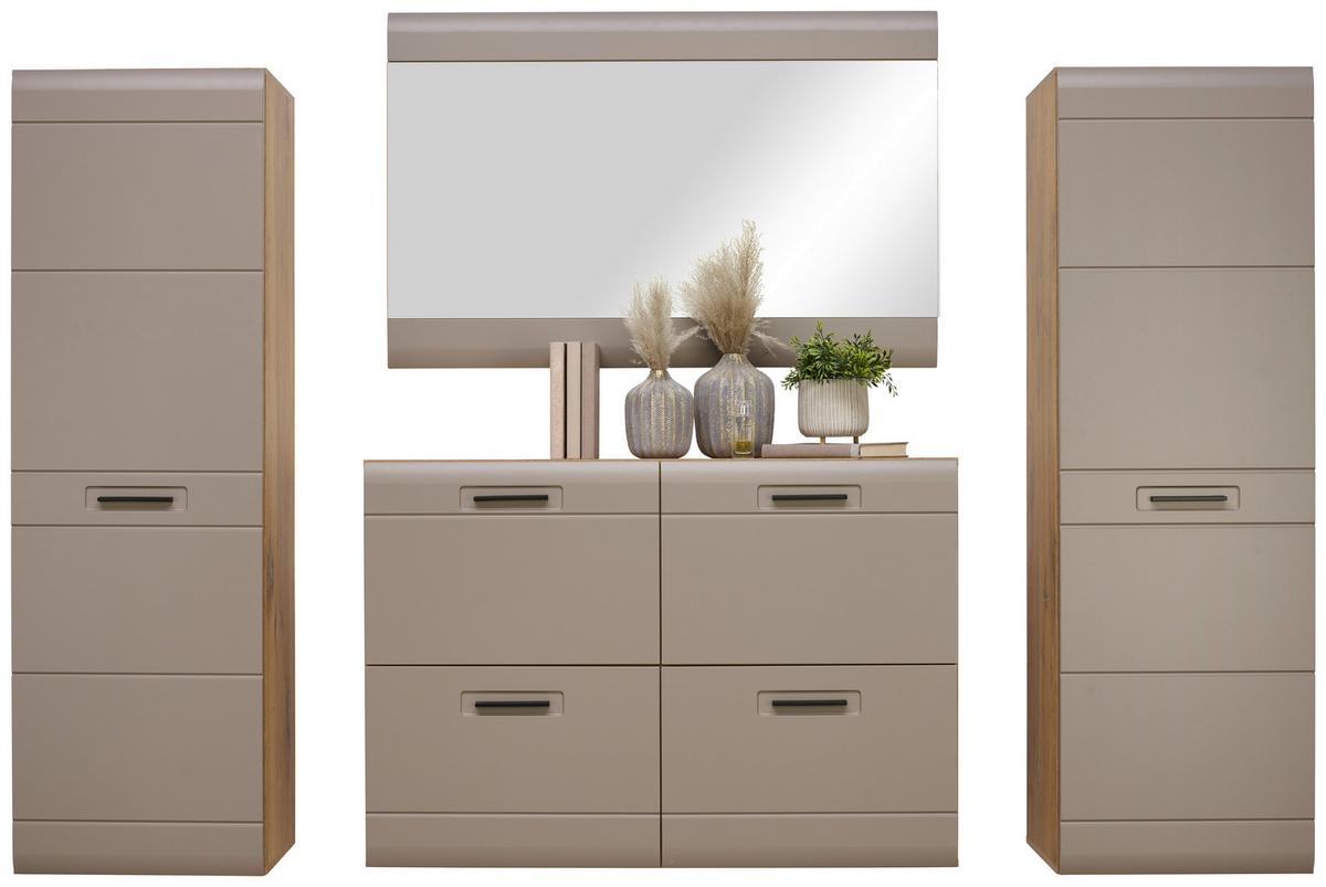 Garderobenspiegel Auris Bxh: 120x78 Cm Teilverrahmt Grau - MODERN (120/78/2cm) - Luca Bessoni