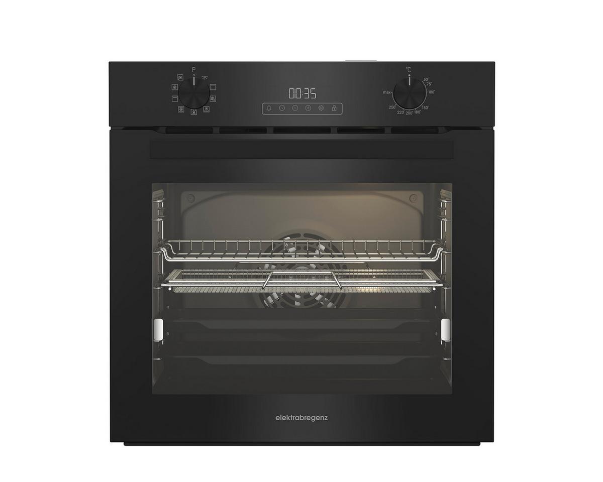 Einbaubackofen Mb74090brbaf              -Eb- - Schwarz, Basics, Glas/Metall (59,4/59,5/56,7cm) - Elektra Bregenz