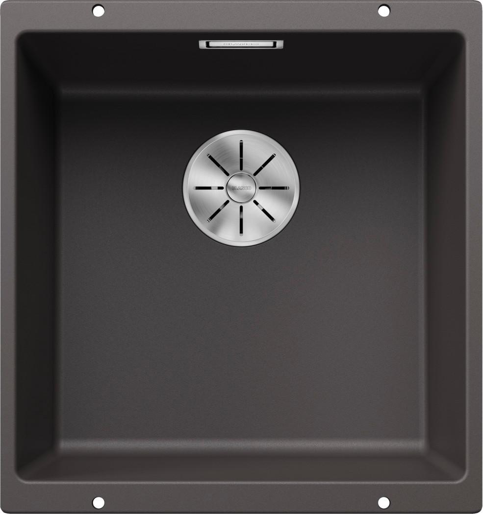 Spüle Blanco Subline 400-U - Grau, MODERN (43/46cm) - Blanco