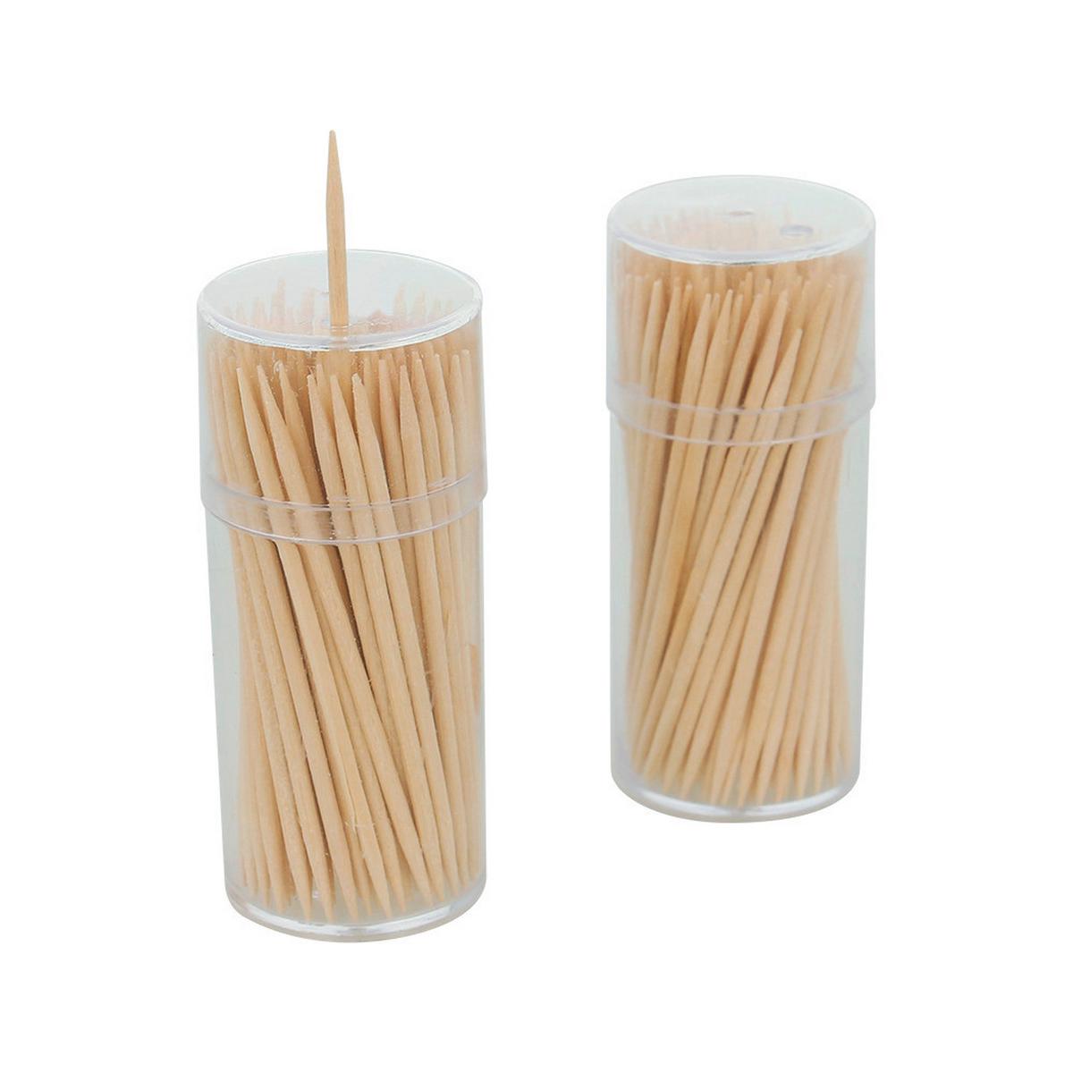 Fogpiszkáló 2x100 Db - fa (6,5/6/3cm)