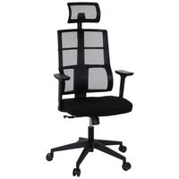 Drehstuhl Spinio Pro Schwarz - Schwarz, MODERN, Kunststoff/Textil (64/138/62cm) - MID.YOU
