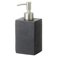 Dávkovač mýdla Loki, ca 220ml - antracitová, kámen (7,5/19,5/7cm)