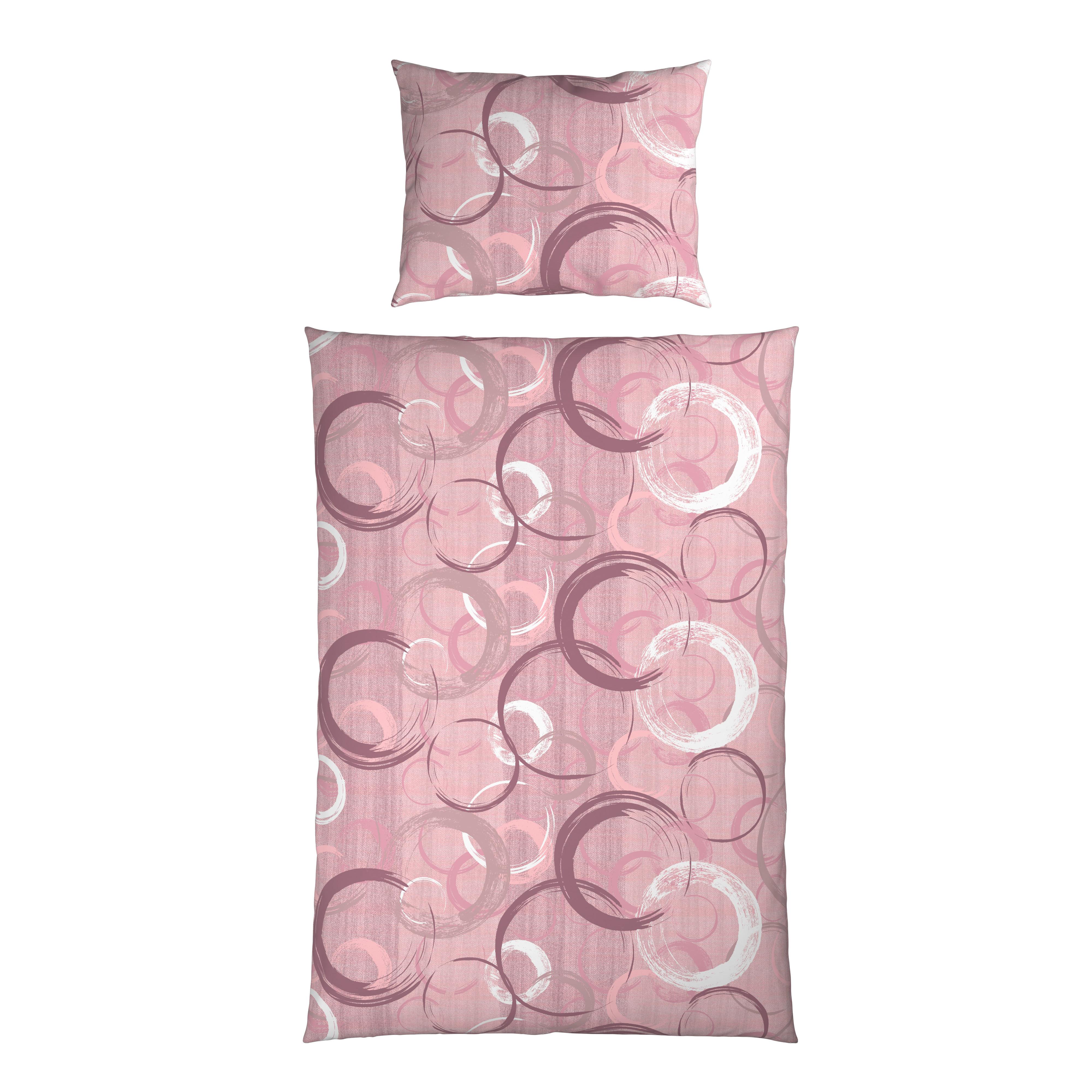 Bettwäsche Barbara - Rosa, MODERN, Textil - Luca Bessoni