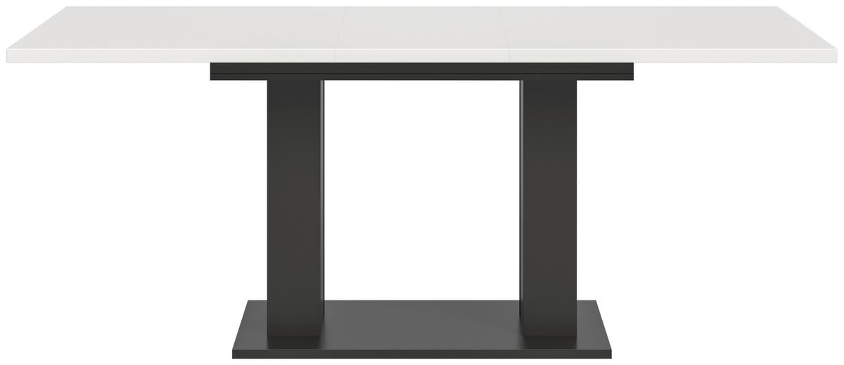 Ausziehtisch Marlon 150 Az Weiß/grau, B:150-190 Cm - Weiß/Grau, KONVENTIONELL, Holzwerkstoff (150-190/90/76cm)