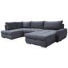 Ecksofa Canion - Chromfarben/Grau, Design, Textil (173/322/174cm) - Livetastic