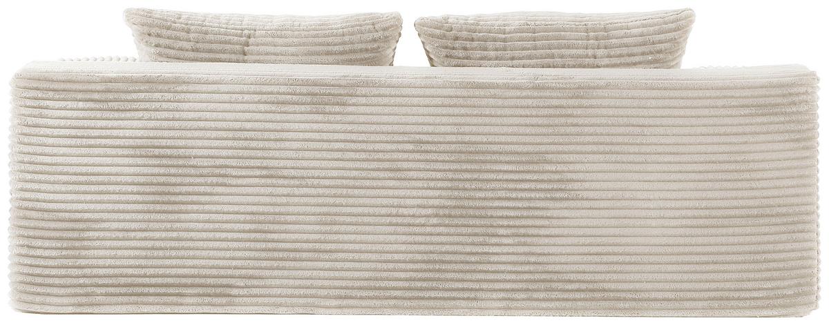 2-Sitzer Sofa Clea Beige B: 203 cm - Beige, Design, Textil (203/60/100cm) - P & B