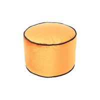 Pouf Taj Mahal Dxh 47x32 Cm Samt Bronze Mit Reißverschluss - Bronzefarben, Basics, Textil (47/32/47cm) - Kayoom