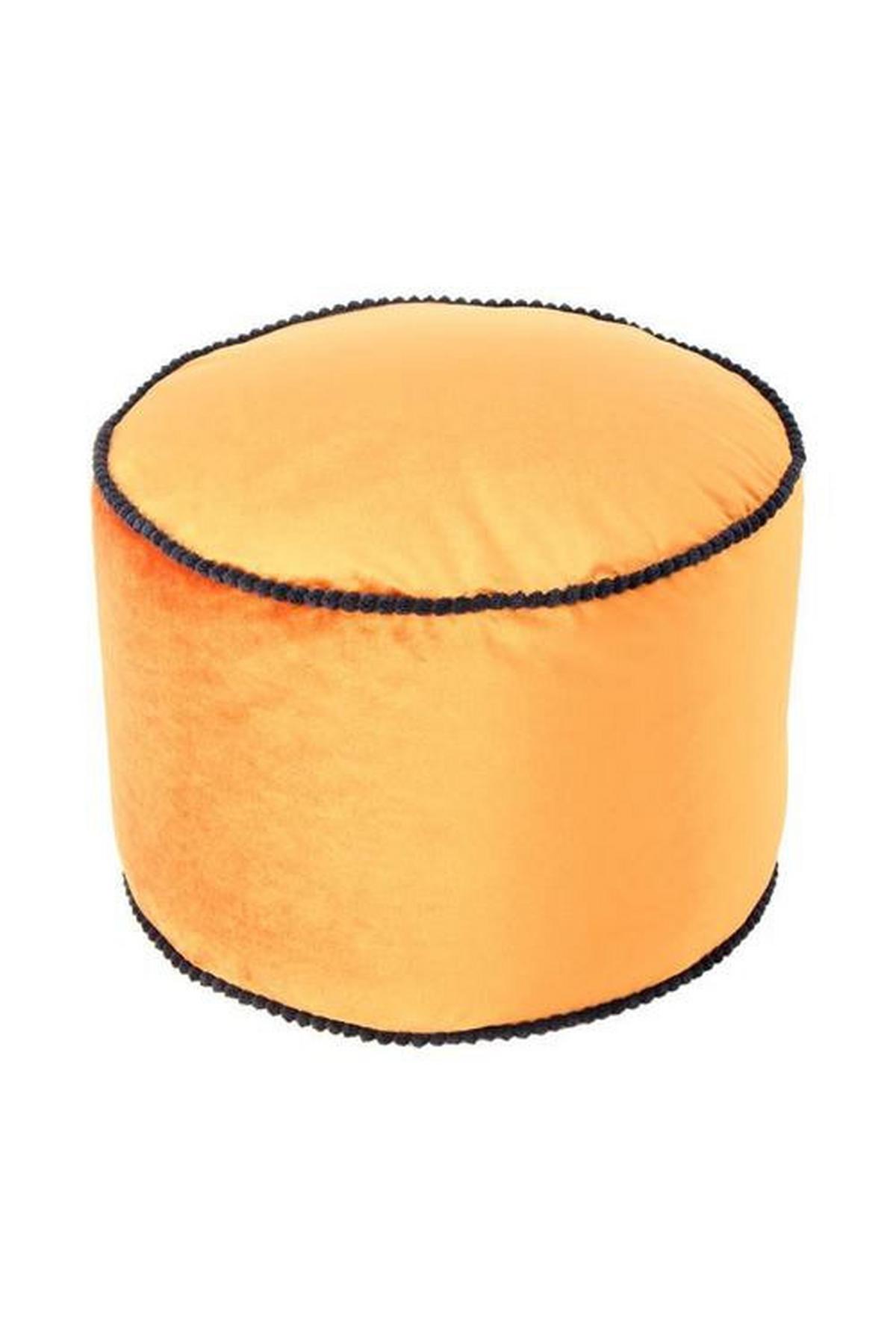 Pouf Taj Mahal Dxh 47x32 Cm Samt Bronze Mit Reißverschluss - Bronzefarben, Basics, Textil (47/32/47cm) - Kayoom
