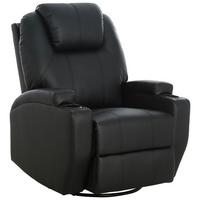 Massagesessel Bob - Schwarz, MODERN, Textil (86/110/96cm) - P & B