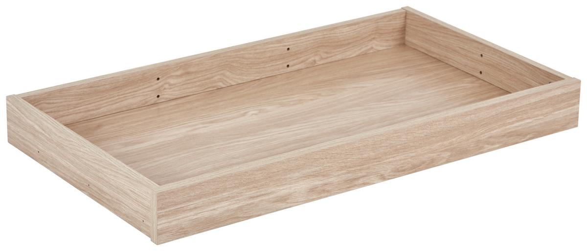 Schublade Unit, Eichefarben B: 87,9 cm, Vollauszug - Eichefarben, MODERN, Holzwerkstoff (87,9cm) - Ondega