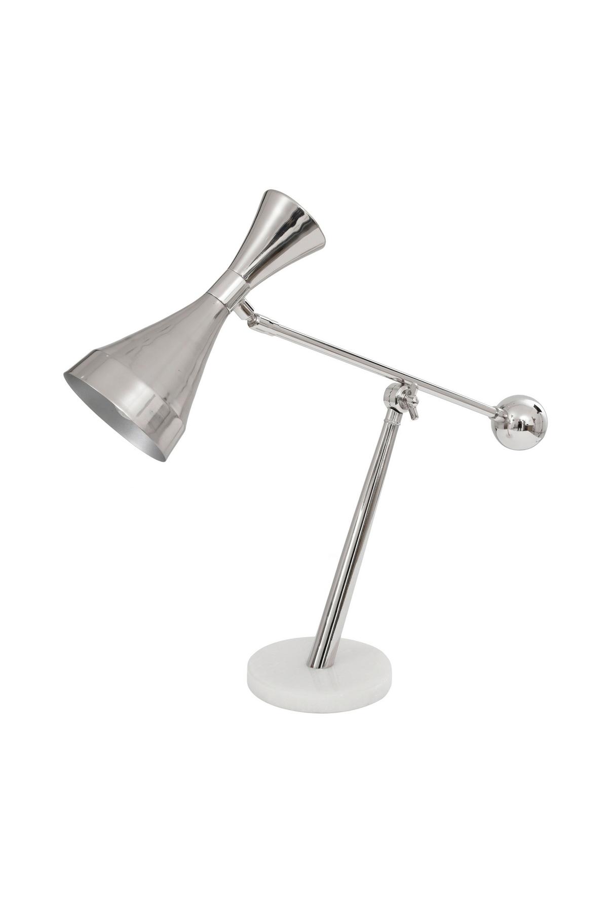 Tischlampe Cosima Silberfarben - Trend (16/50cm) - Kayoom