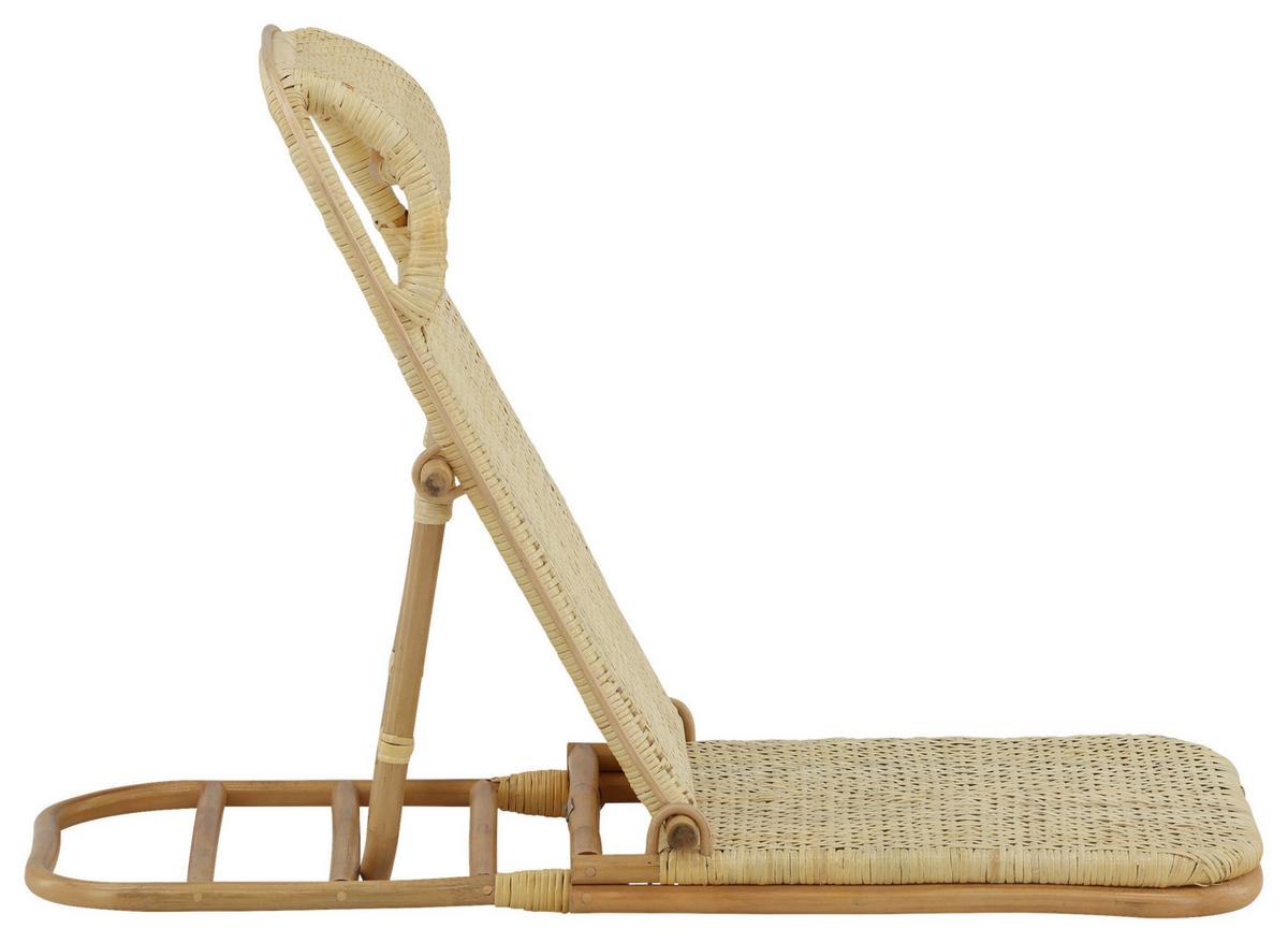 Strandsessel Ellie - Braun, KONVENTIONELL, Holz (45/65/90cm) - Gardenson