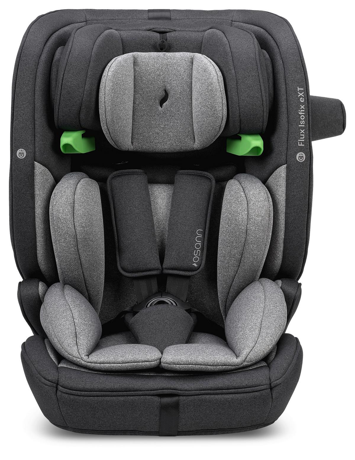 Kinderautositz 102-305-252 Flux Isofix Ext - Schwarz/Grau, Basics, Kunststoff/Textil (44/61.5/47cm) - Osann