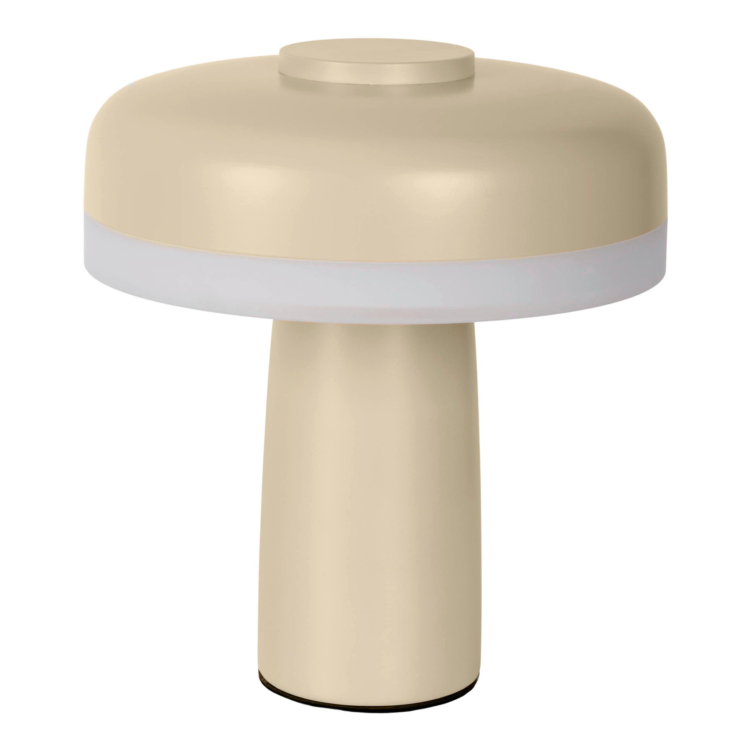 LED-TISCHLEUCHTE 3196411 PILU - Beige, KONVENTIONELL, Kunststoff/Metall (16,5/15cm) - Näve