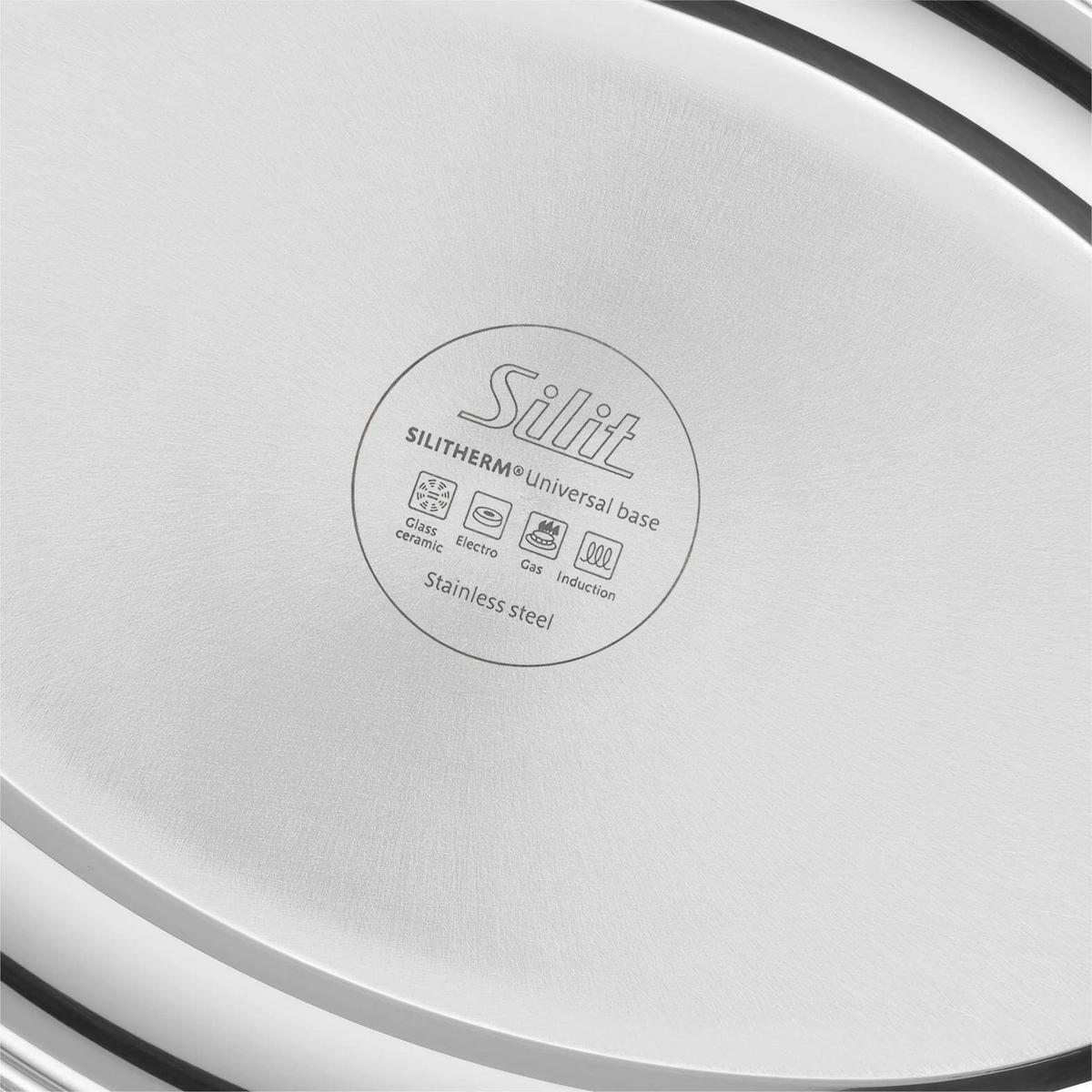 Bräter Metall Edelstahlfarben 8,5 L 250°C - Edelstahlfarben, Basics, Metall