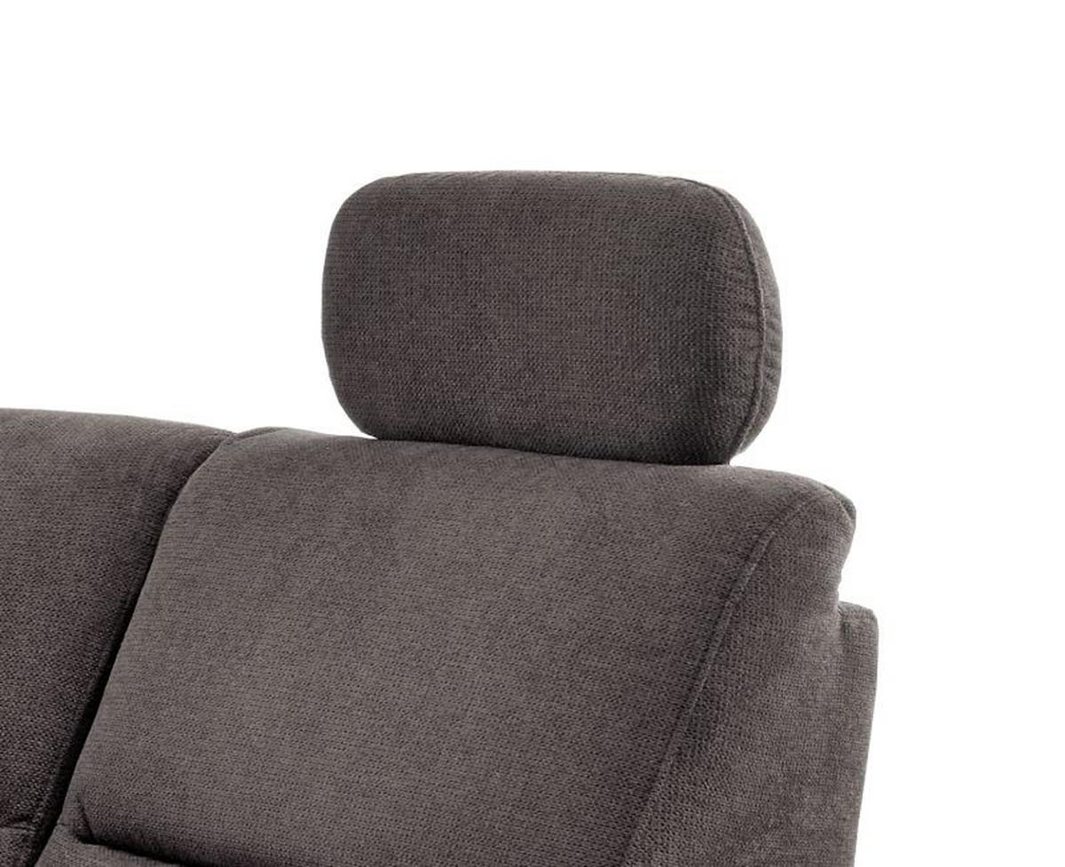 Ecksofa Parole Anthrazit S:238/241 cm - Wildeiche/Anthrazit, KONVENTIONELL, Textil (238/241cm) - Livetastic
