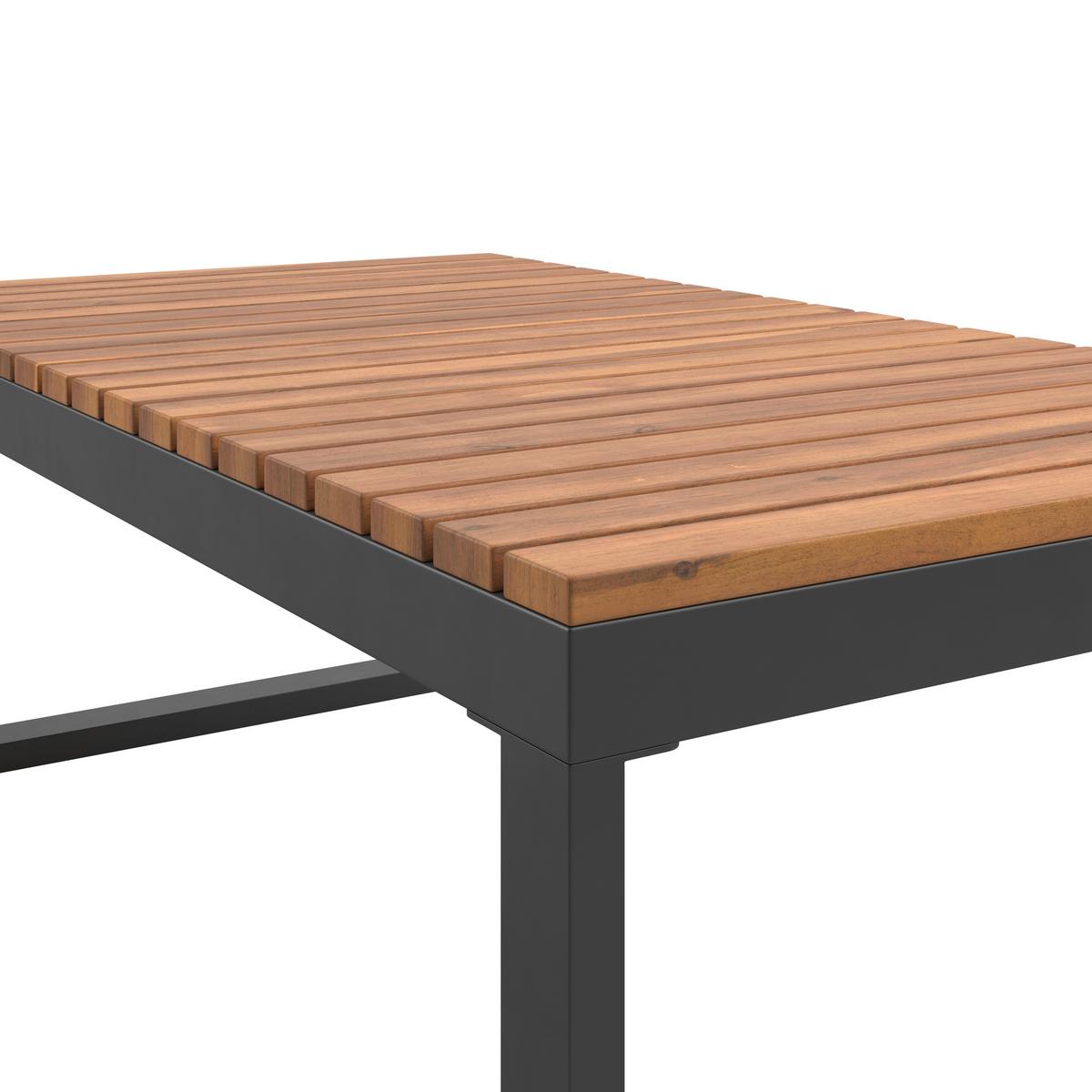 Loungegarnitur Acapulco - Weiß/Grau, MODERN, Holz/Textil (199/69/73cm) - Beldano