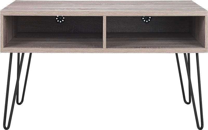 Lowboard Owen Grau Eichefarben - Eichefarben/Eiche grau, Design, Papier/Holzwerkstoff (107/63/50cm) - MID.YOU