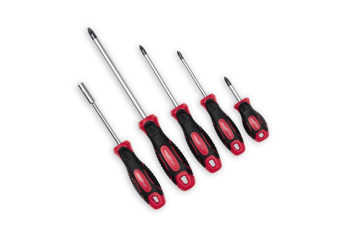 Schraubendreher-Set Maxxmee 37--Teilig. mit Wandhalterung - Basics, Kunststoff/Metall (29/22/7,5cm)