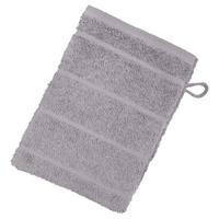 Waschlappen Liliane Hellgrau Baumwolle - Hellgrau, KONVENTIONELL, Textil (16/21cm) - Ondega