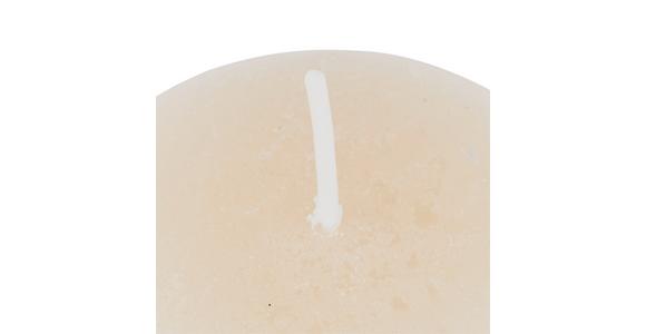 Stumpenkerze Saphira Creme D/H: 6,8/9 cm - Creme, Basics (6,8/9cm) - Ondega