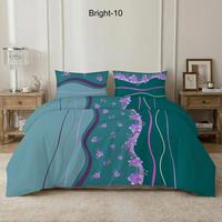 BETTWÄSCHE BRIGHT - Blau, Textil