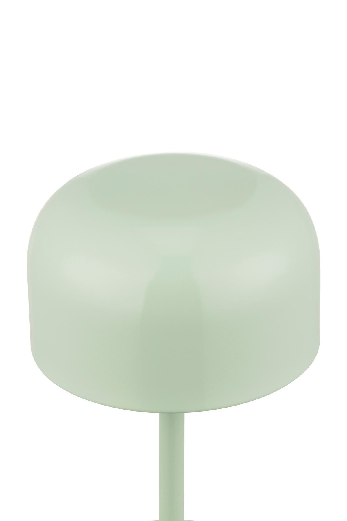 STOLNÍ LAMPA NA BATERIE SOFTI - šedá/světle zelená, Moderní, kov/plast (10/22,5/12,5cm) - Mömax