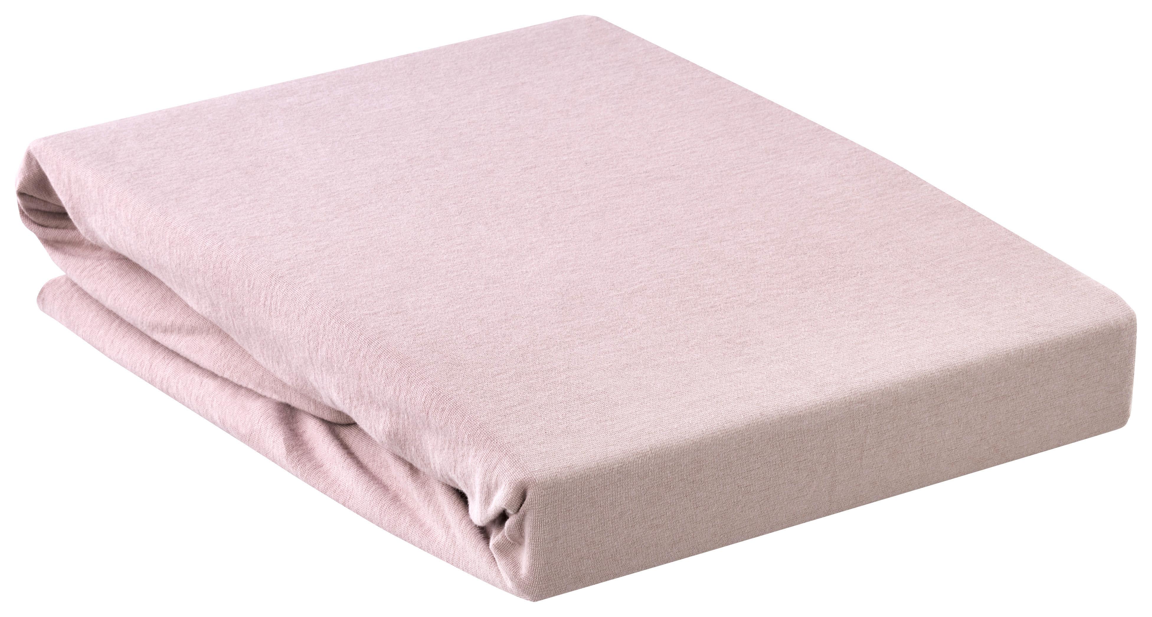 ELASTICKÉ PROSTĚRADLO Elasthan, 150/200cm, fialová - světle fialová, textil (150/200/28cm) - Premium Living