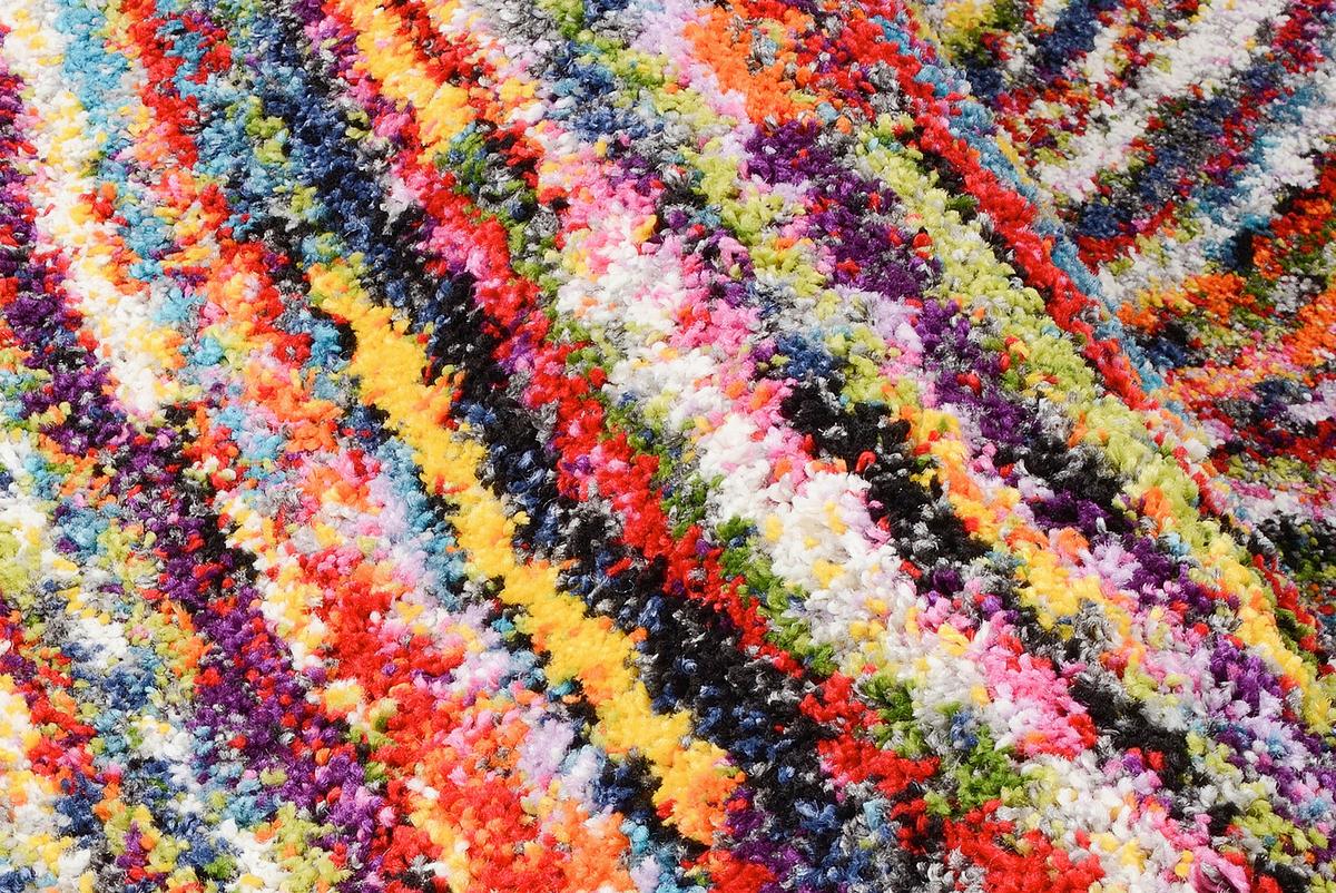 Webteppich Color Face Multicolor 120x170 cm - Multicolor, Trend, Textil (120/170cm) - Novel