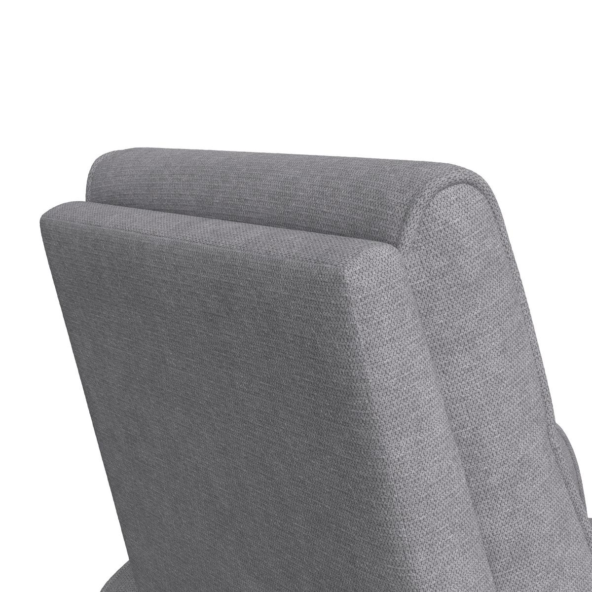 Tv-fotel Leon - sötétszürke, Basics, műanyag/textil (80/102/96cm) - Best Price
