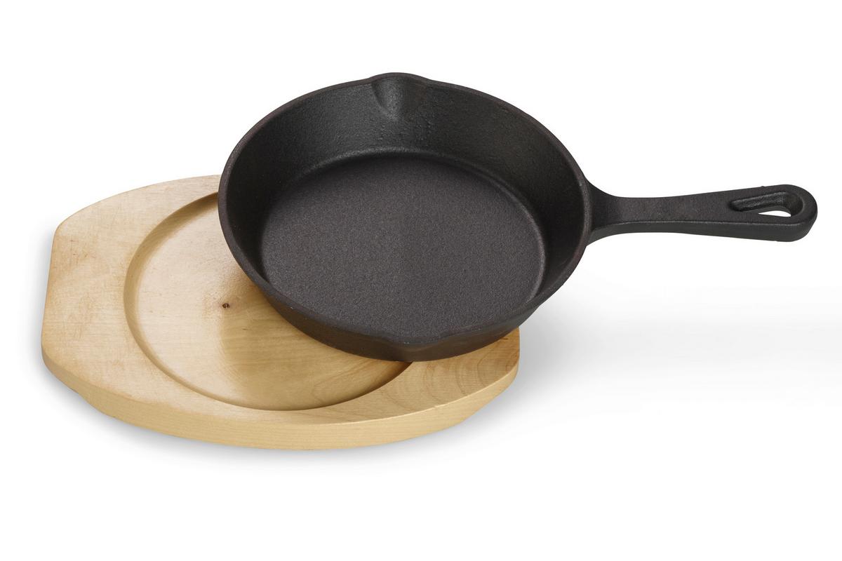 SADA PÁNVÍ 4-dílná - černá, Basics, kov (15/3,5/25cm) - Echtwerk