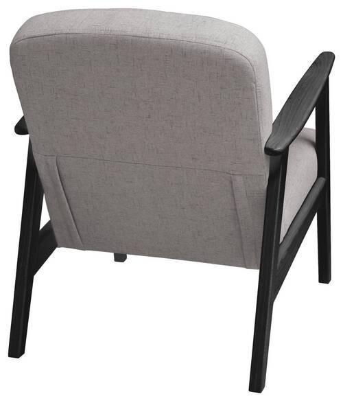 Sessel Retro - Beige/Schwarz, Natur, Holz/Textil (63/78/78cm) - Livetastic