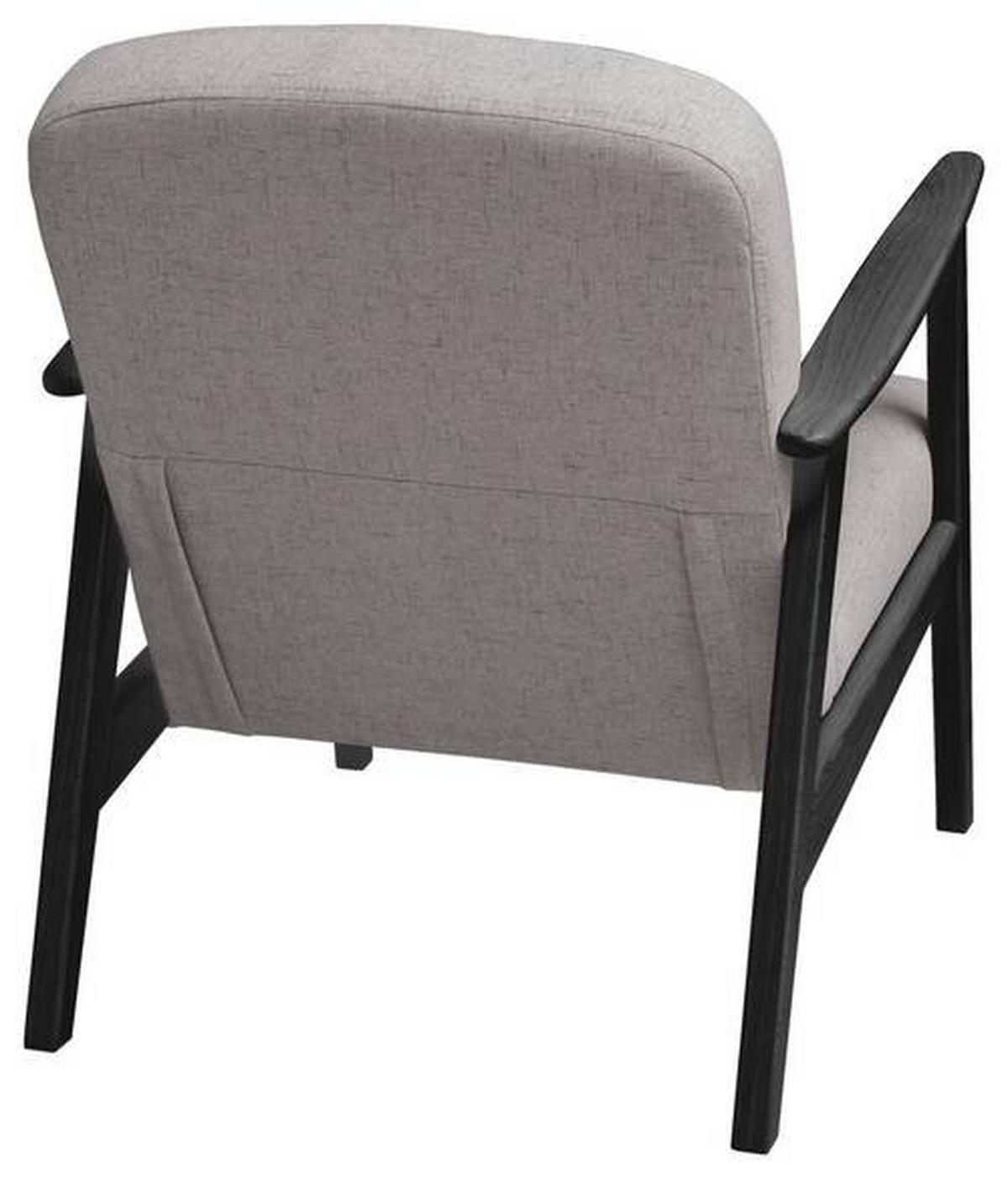 Sessel Retro - Beige/Schwarz, Natur, Holz/Textil (63/78/78cm) - Livetastic