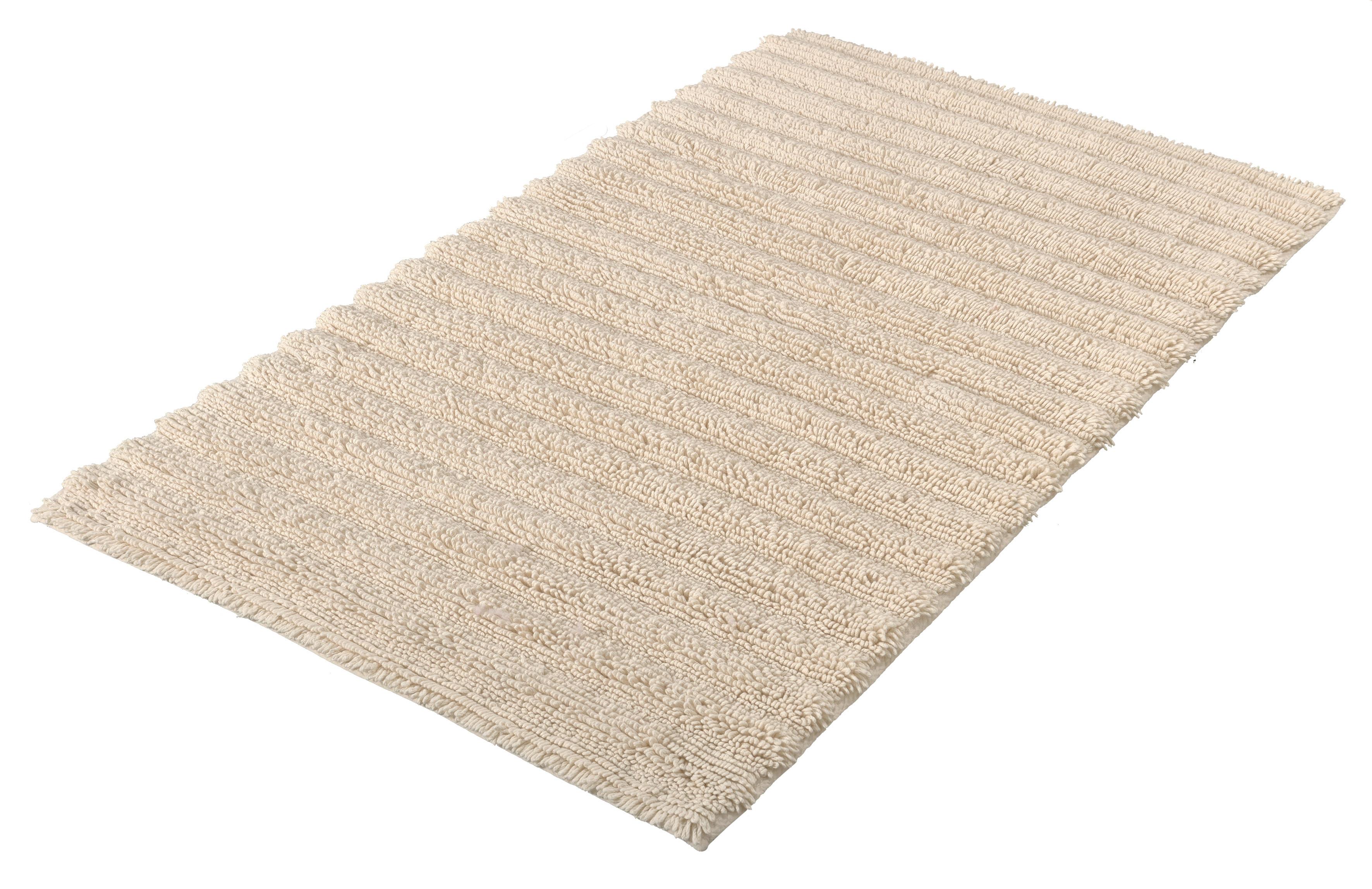Badteppich Yara 70x120 cm Naturfarben rutschhemmend - Naturfarben, Basics, Textil (70/120cm) - Kleine Wolke