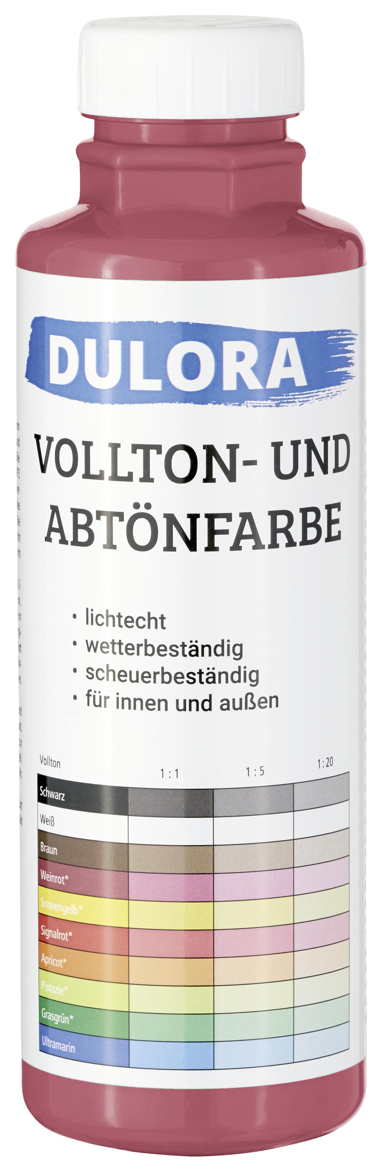 Abtönfarbe Dulora 500ml Weinrot