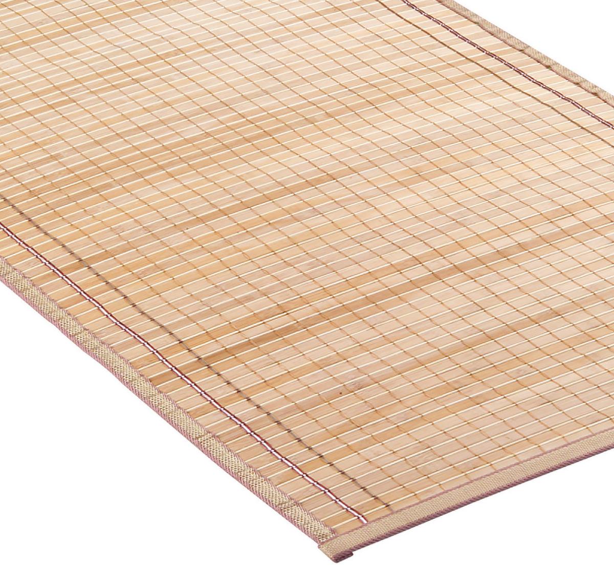 Bambus Webteppich Hellbraun Greta 70x240 cm - Hellbraun, KONVENTIONELL, Naturmaterialien (70/240cm) - James Wood