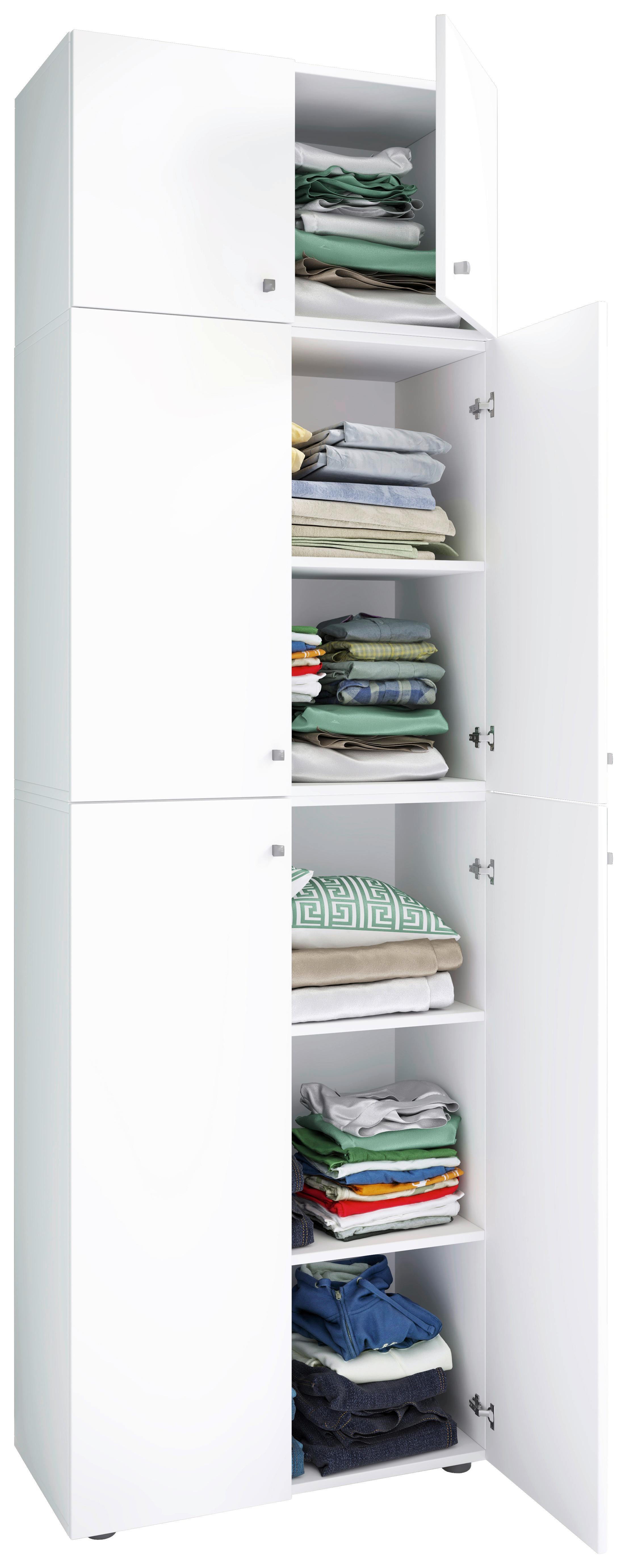 Drehtürenschrank B: 70 Cm Lona Xxl Weiß