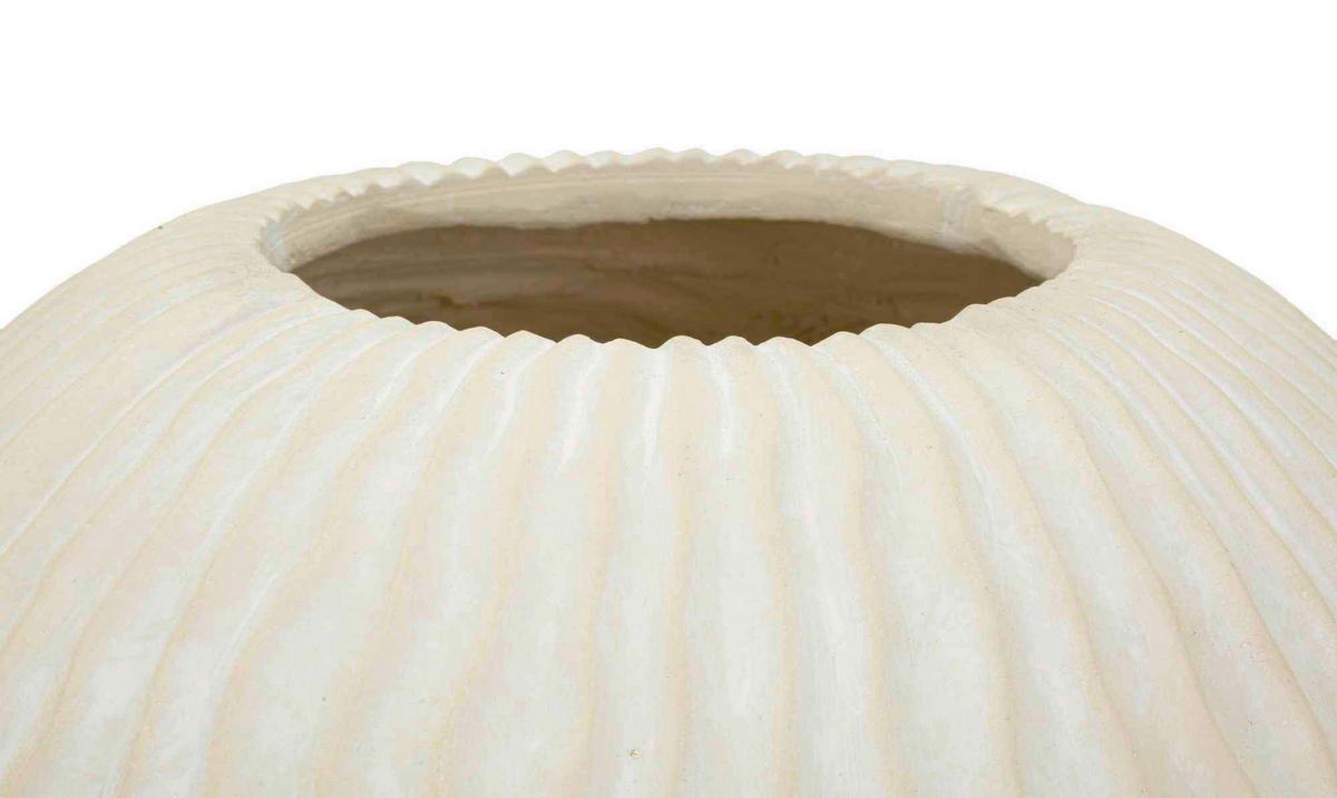 Vase Icicle Pot Creme B: 36,5 Cm - Creme, Basics, Metall (36,5/38/36,5cm)