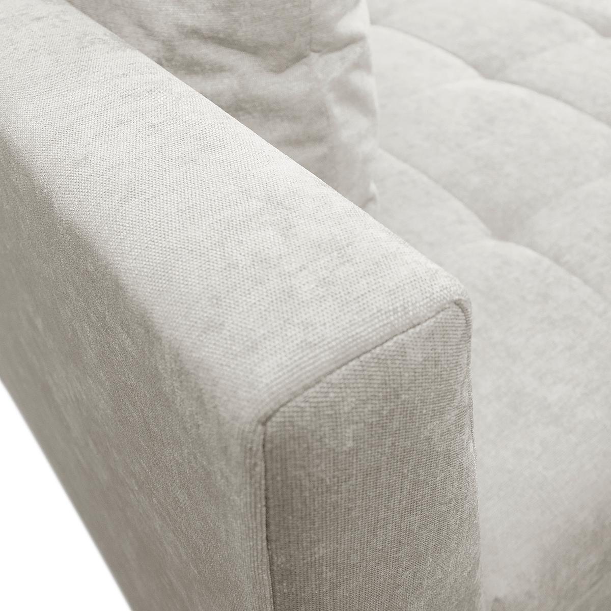 Ecksofa Pruno, Hellgrau S: 174x247 Cm - Hellgrau/Schwarz, Design, Textil (174/247cm) - MID.YOU