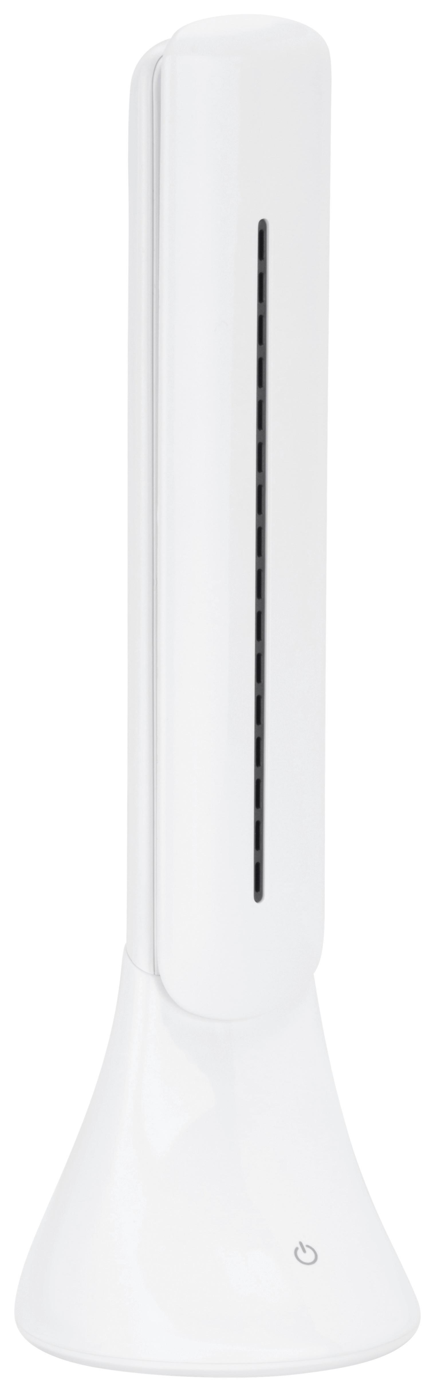 LED lampa na písací stôl Uff biela, max. 3 Watt - biela, Modern, plast (7,8/7,8/24,8cm) - Mömax