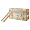 Spielbett Manuel Multicolor Kiefer Massiv 90 Cm Leiter - Multicolor/Kieferfarben, Natur, Holz (90/200cm) - MID.YOU